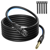 CABLE DE MICROFONO HI IMPEDANCE DE 15'