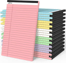 LIBRETA PAD BLOC DE NOTAS 5" X 8" JR. COLORES EACH