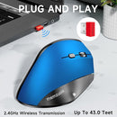 MOUSE INHALAMBRICO VERTICAL C-TECH MEMZUOIX