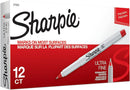 MARCADOR PERMANENTE SHARPIE PUNTA ULTRA FINA ROJO CAJA-12