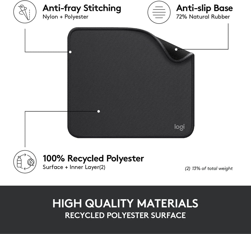 MOUSE PAD NEGRO LOGITECH