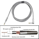 CABLE DE INSTRUMENTO DE 10'  1/4"  ANGLE TO STRAIGHT AZOR