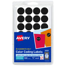 LABEL COLOR CODING 3/4" NEGRO MATTE PQ-1008 AVERY