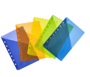 BOLSILLOS DE CARPETA MINI TAMAÑO 5½" X 8½" A COLORES PAQ-5 AVERY