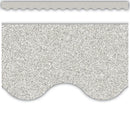 FRISOS BORDE ESCALPADO PLATEADO (SILVER GLITZ) 35' TEACHER CREATED