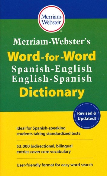 DICCIONARIO INGLES/ESPAÑOL ESPAÑOL/INGLES MERRIAM WEBSTER