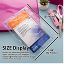 CARTUCHERA DE MATERIALES CLEAR BAZIC 814