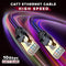 CABLE DE LAN CAT 7 RJ-45 75' NEGRO