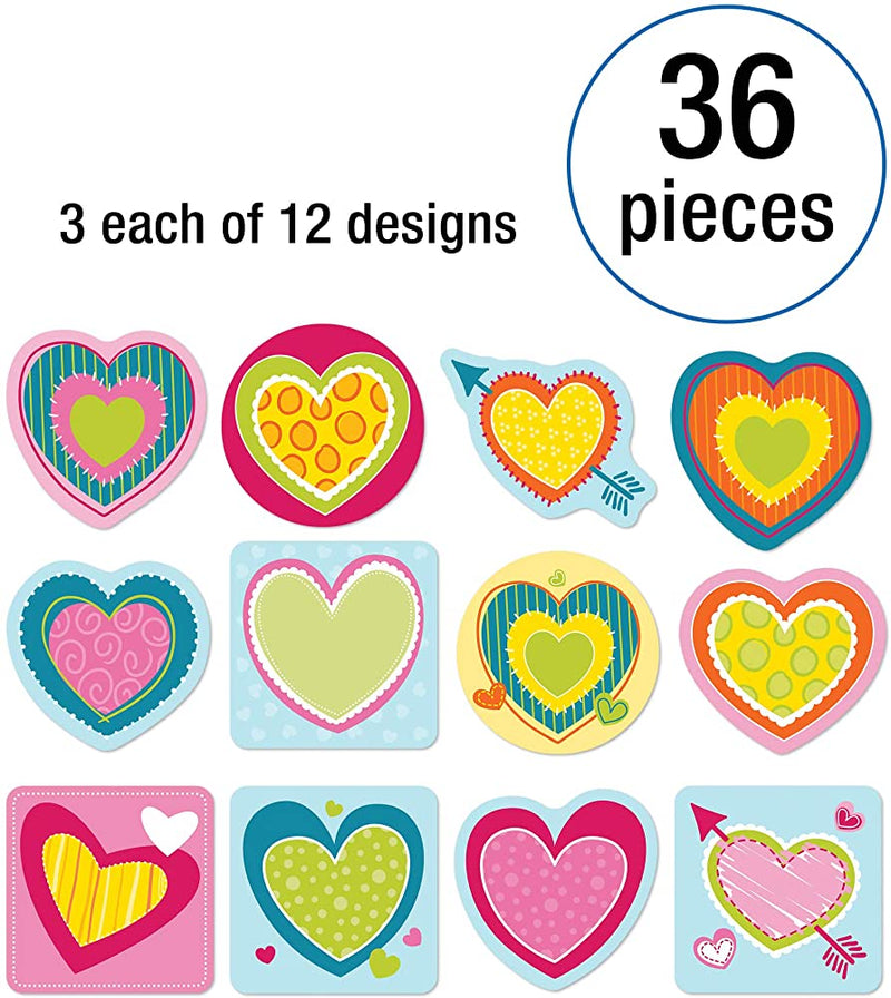 DECORACION CORAZONES PEQUEÑOS DE 3" PQ-36 CARSON DELLOSA