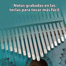 KAMILBA O MBIRA PIANO DE PULGAR DE 17 TECLAS COLOR VERDE