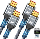 CABLE HDMI 8K, 10K ULTRA HIGH SPEED HIGHWINGS 6.6 FEETS PAQ-2