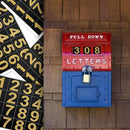 STICKER DE NUMEROS DE 1" PARA BUZONES Y APARTADOS (1 HOJA DE 24 NUMEROS)