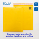 SOBRE DE BURBUJAS 9.5" X 13.5" AMARILLO PQ-2 BAZIC
