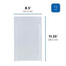 SOBRE DE BURBUJAS 8.25" X 11.25" BLANCO PQ-3 BAZIC