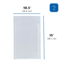 SOBRE DE BURBUJAS 10.5" X 15" BLANCO PQ-2 BAZIC