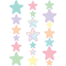 DECORACION ESTRELLAS PASTEL POP ACCENTS PQ-60 TEACHER CREATED