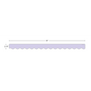FRISOS BORDE ESCALPADO LAVANDA (LAVENDER) 35' TEACHER CREATED