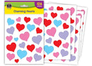 STICKERS DE CORAZONES (CHARMING HEARTS) PQ-120 TEACHER CREATED
