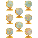 DECORACION TRAVEL THE MAP GLOBES ACCENTS PQ-30 TEACHER CREATED