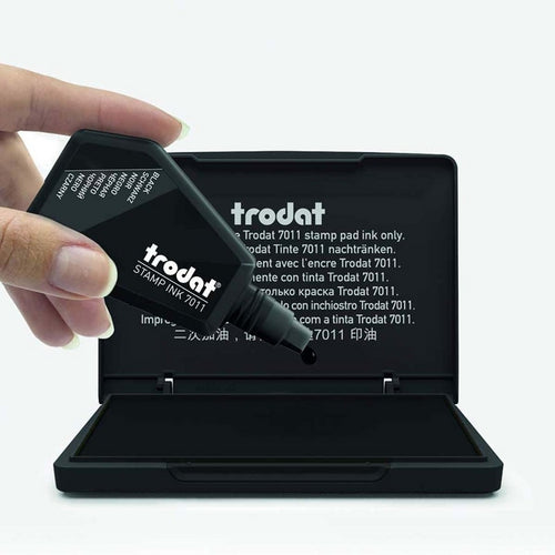 TINTA PARA PAD EN GOTERO NEGRA DE 1 OZ. TRODAT