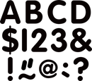 LETRAS EN COLOR NEGRO 2" (CLASSIC LETTERS UPPERCASE) PAQ DE 259 PIEZAS TEACHER CREATED
