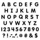 LETRAS EN COLOR NEGRO 2" (CLASSIC LETTERS UPPERCASE) PAQ DE 259 PIEZAS TEACHER CREATED