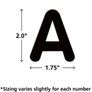 LETRAS EN COLOR NEGRO 2" (CLASSIC LETTERS UPPERCASE) PAQ DE 259 PIEZAS TEACHER CREATED