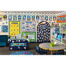 DECORACION OUTER SPACE CREW ALPHABET BULLETIN BOARD SET PQ-37 TEACHER CREATED