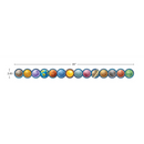 FRISOS BORDE DIE-CUT OUTER SPACE CREW PLANETS 35' TEACHER CREATED