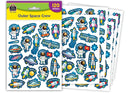 STICKERS OUTER SPACE CREW PQ-120 TEACHER CREATED