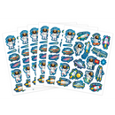 STICKERS OUTER SPACE CREW PQ-120 TEACHER CREATED