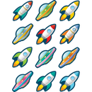 DECORACION OUTER SPACE CREW MINI ACCENTS PQ-36 TEACHER CREATED