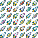 DECORACION OUTER SPACE CREW MINI ACCENTS PQ-36 TEACHER CREATED