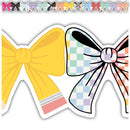 FRISOS BORDE DIE CUT COOL FOR SCHOOL BOWS 35' TEACHER CREATED