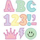 LETRAS ADHESIVAS EN COLORES 2" (PASTEL POP BOLD BLOCK LETTERS UPPERCASE) PAQ DE 326 PIEZAS TEACHER CREATED
