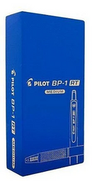 BOLIGRAFO PILOT BP-1 RT AZUL PUNTA MEDIANA DOCENA
