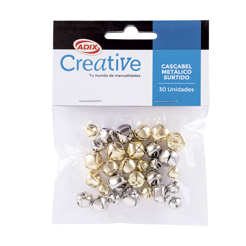 CASCABELES METALICOS PQ-30 ADIX CREATIVE