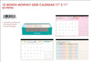 CALENDARIO DE ESCRITORIO 2025 11" X 17" PAPER CRAFT