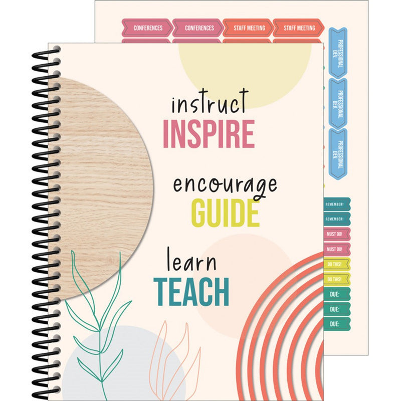 PLANNER BOOK PARA MAESTROS 12 MESES  8.4" X 10.9"  TRUE TO YOU 128 PGS