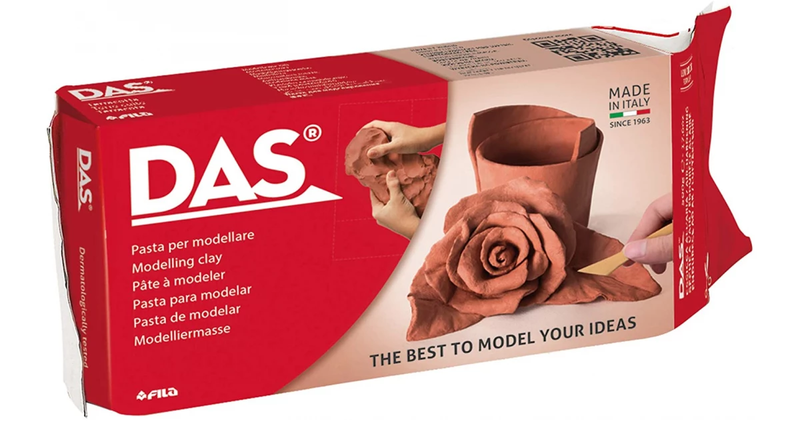 ARCILLA TERRACOTTA QUE SE ENDURECE AL AIRE DE 1 LIBRA DAS