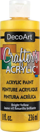PINTURA ACRILICA 8 FL OZ COLOR AMARILLO DECO ART