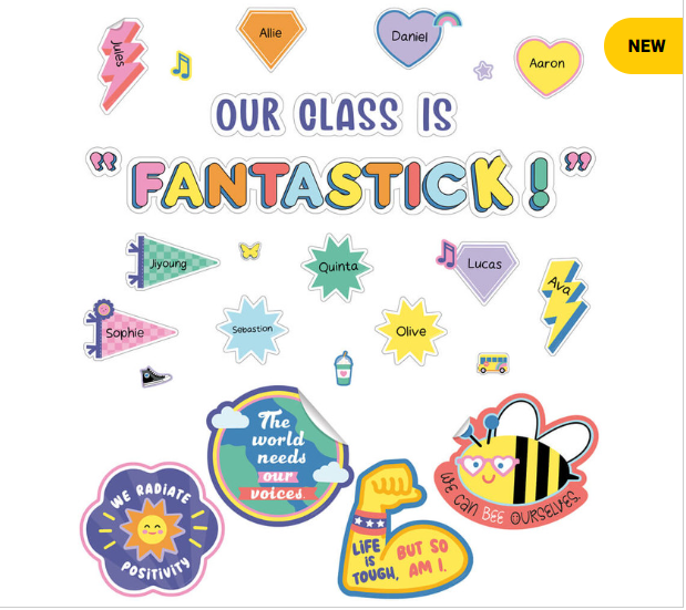 DECORACION OUR CLASS IS FANTASTIC PQ-79 CARSON DELLOSA