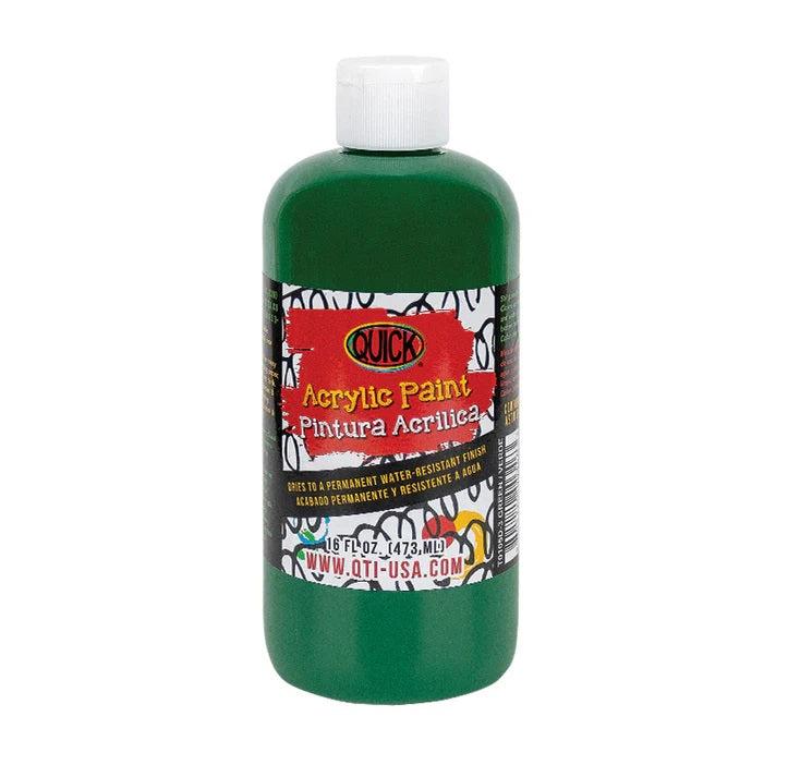 PINTURA ACRILICA 16 OZ COLOR VERDE QUICK