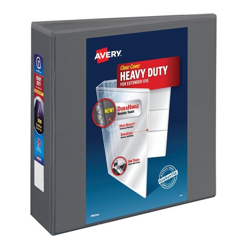 CARPETA DE 3" GRIS HEAVY DUTY AVERY