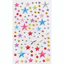 STICKERS ESTRELLAS Y RHINESTONES MULTICOLOR 108ct ANGEL CRAFT