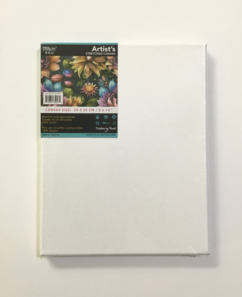CANVAS LIENZO 8" X 10"