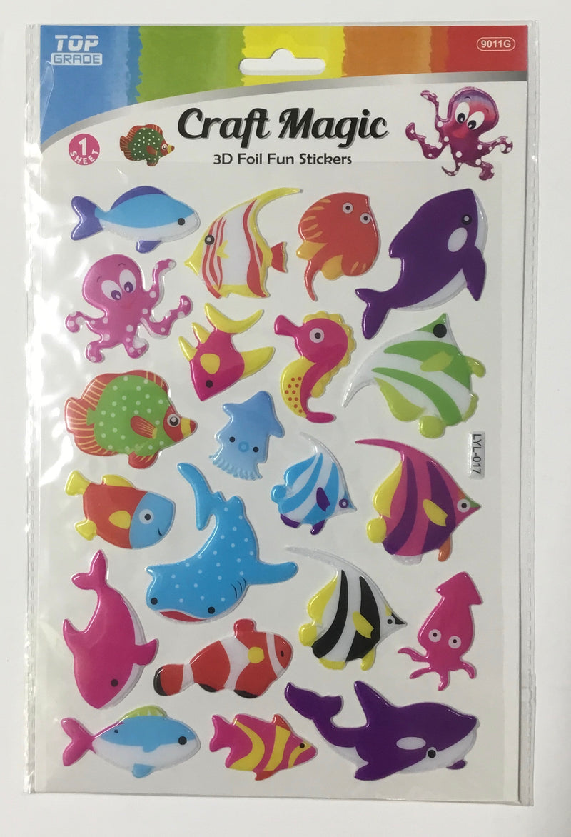 STICKER PECES 3D TOP GRADE