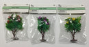 ARBOL MINI CON FLORES DE COLORES SURTIDOS DE 4"