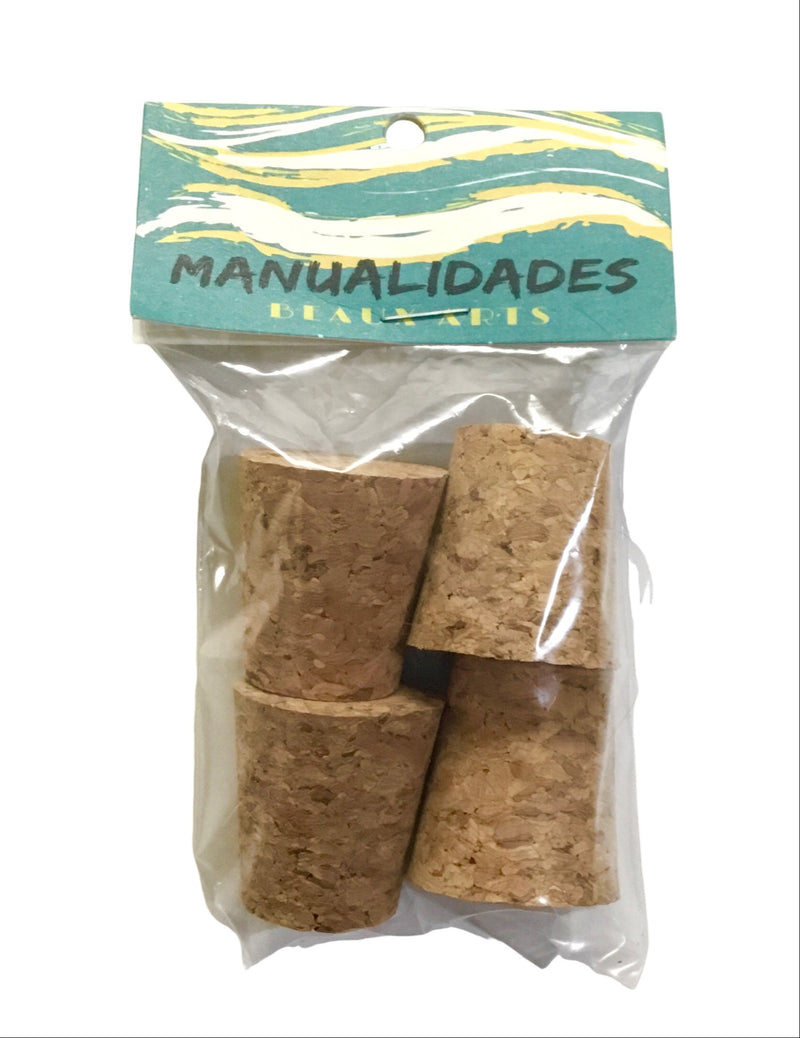 TAPON DE CORCHO DE 1 1/8" PAQ.4