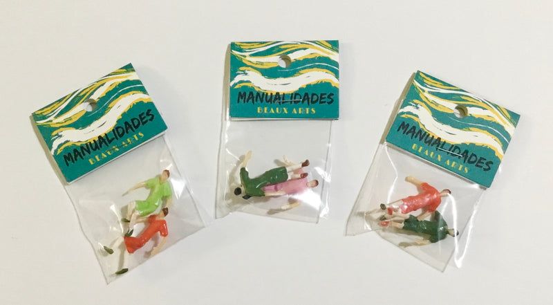 MINIATURA DE PERSONA JUGADORES PARA MAQUETAS PAQ-2